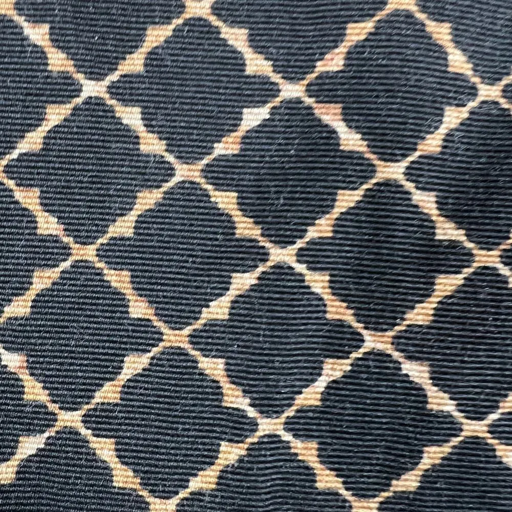 White House Black Market Slim Ankle Pants Black/Brown Geometric Pattern Size 10R - Image 9