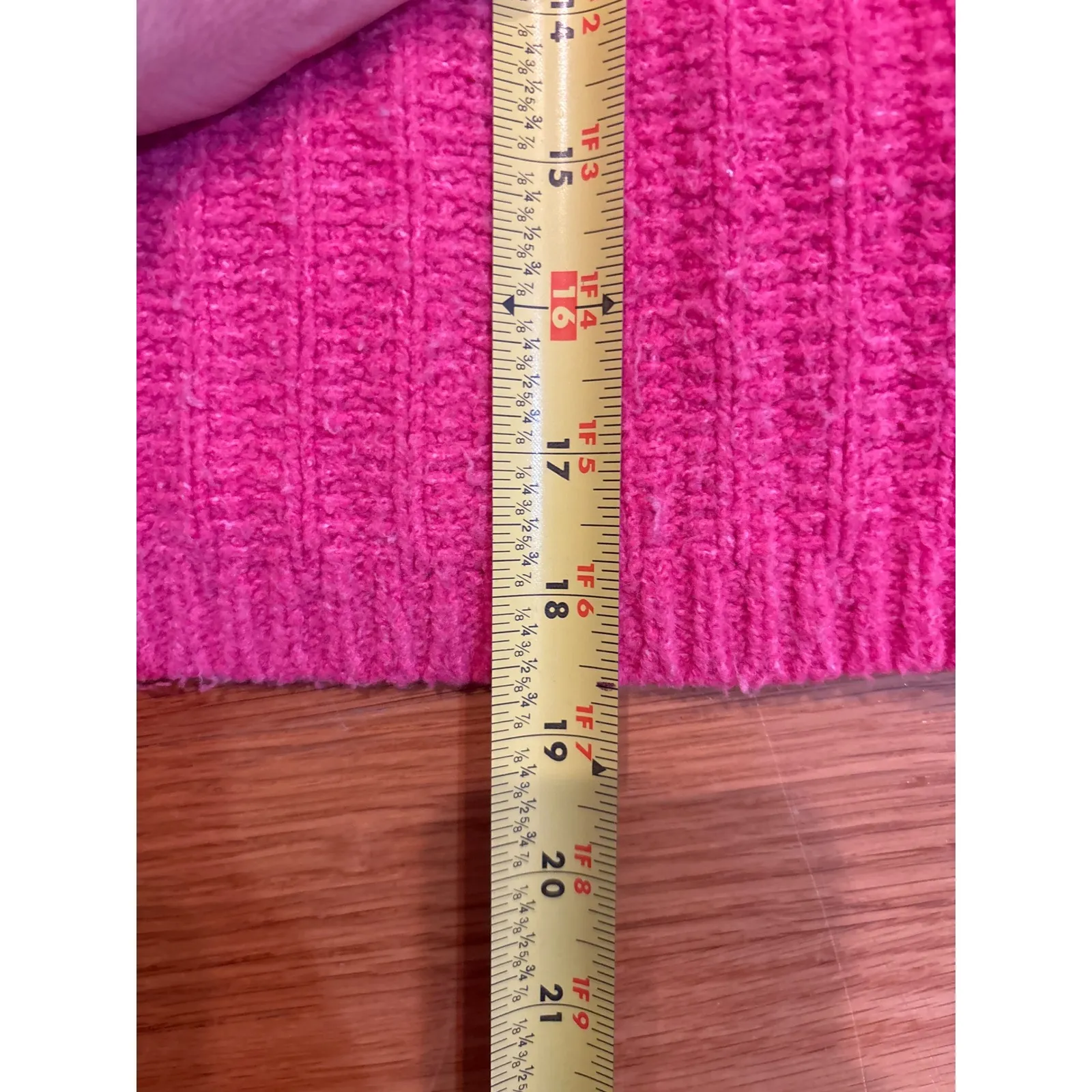 Universal Thread Pink Knit Turtleneck Cropped Sweater Women's Size Medium - Image 6