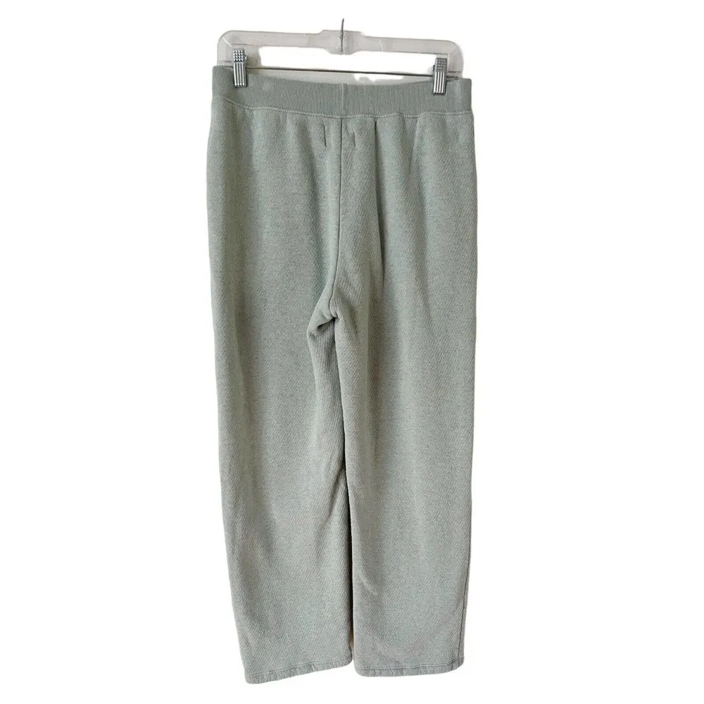 Madewell MWL Airyterry Blue Stitch Pocket Tapered Sweatpants Size Small - Image 2