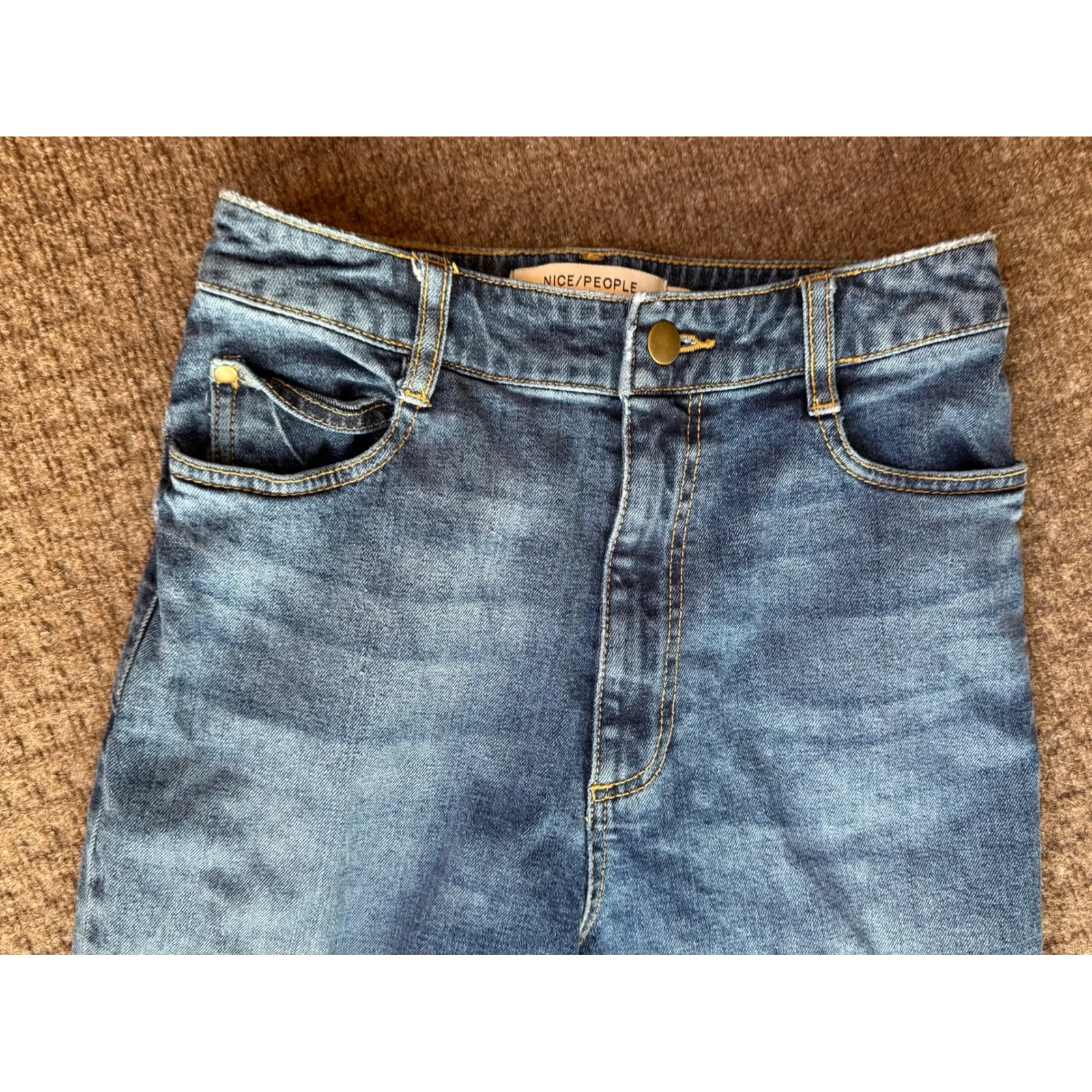 Nice‎ People Bonjour Women's Blue Denim High - Image 4