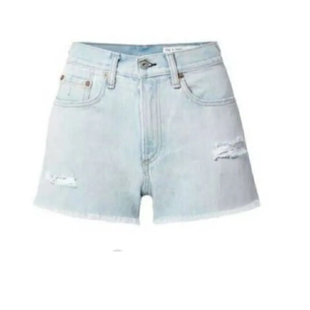 rag & bone Justine Jean Shorts‎ 24 Light Denim 2" Inseam - Image 3