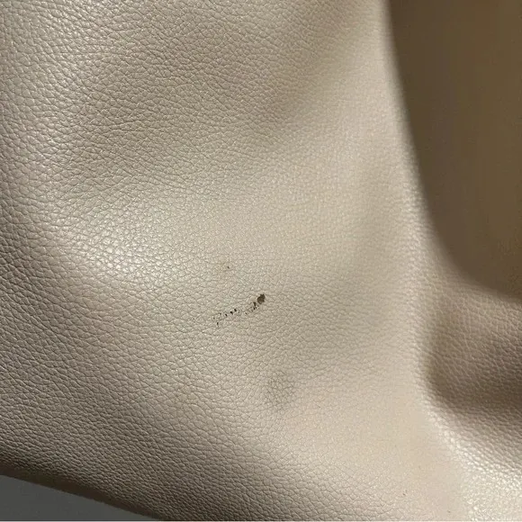 H&M Clay Large Tote Bag Top Handles Blush Pink Lining Work Bag Never Full - Image 3