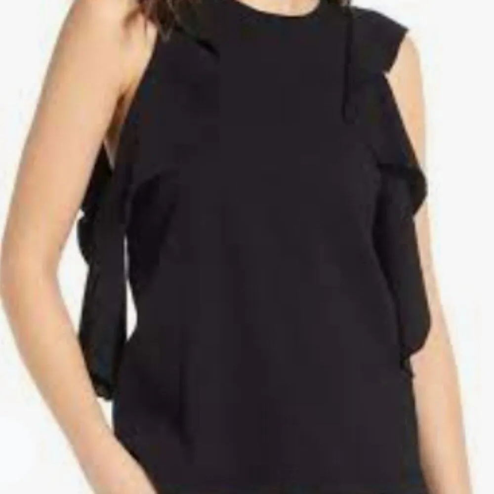 Citizens of Humanity Black Frill Tank Top size S New w Tag - Image 7