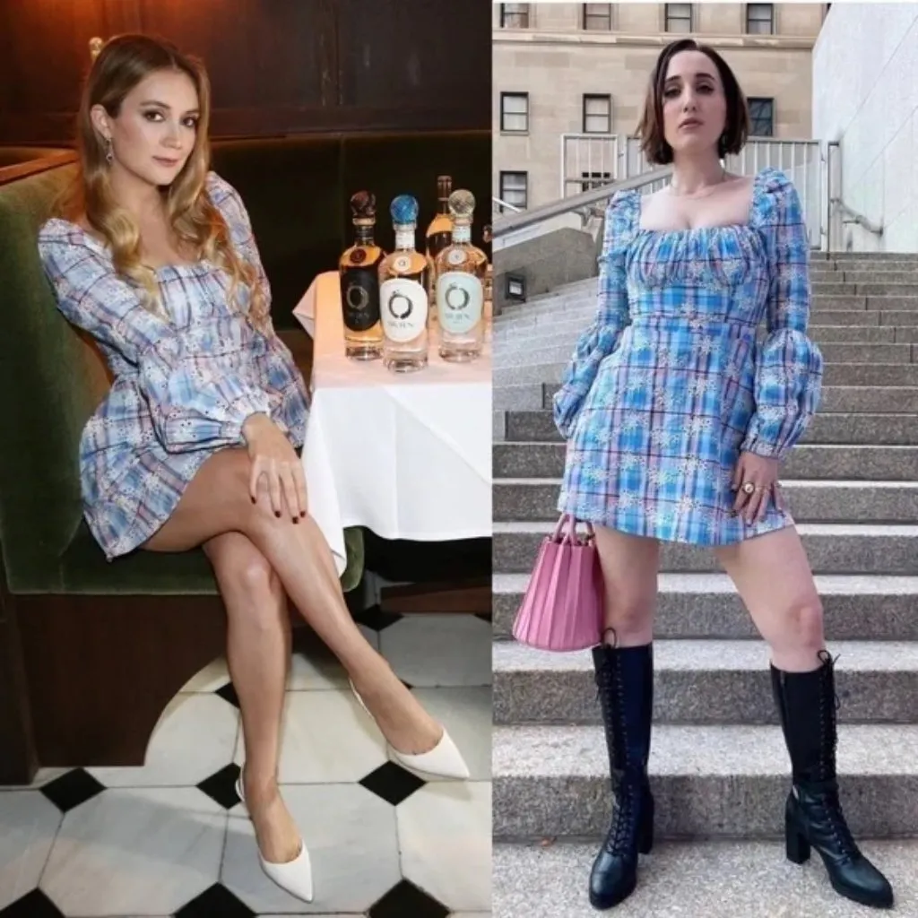 Autumn Adeigbo Catira Check Eyelet Puff - Image 4