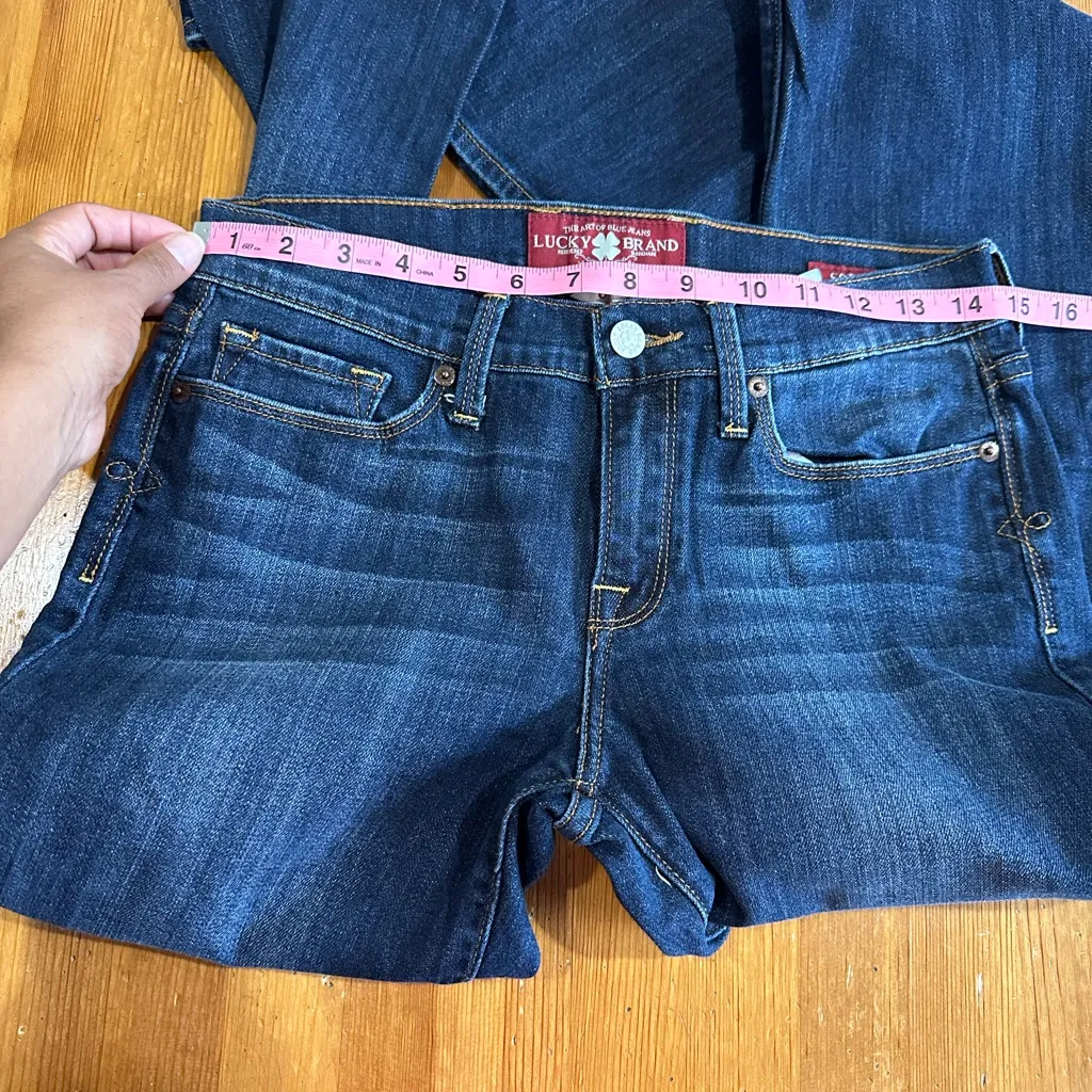 Lucky Brand  Dark Indigo Flare Jeans - Image 14