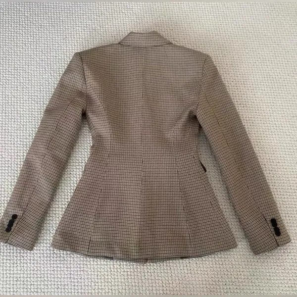 Helsa plaid curve jacket M - Image 6