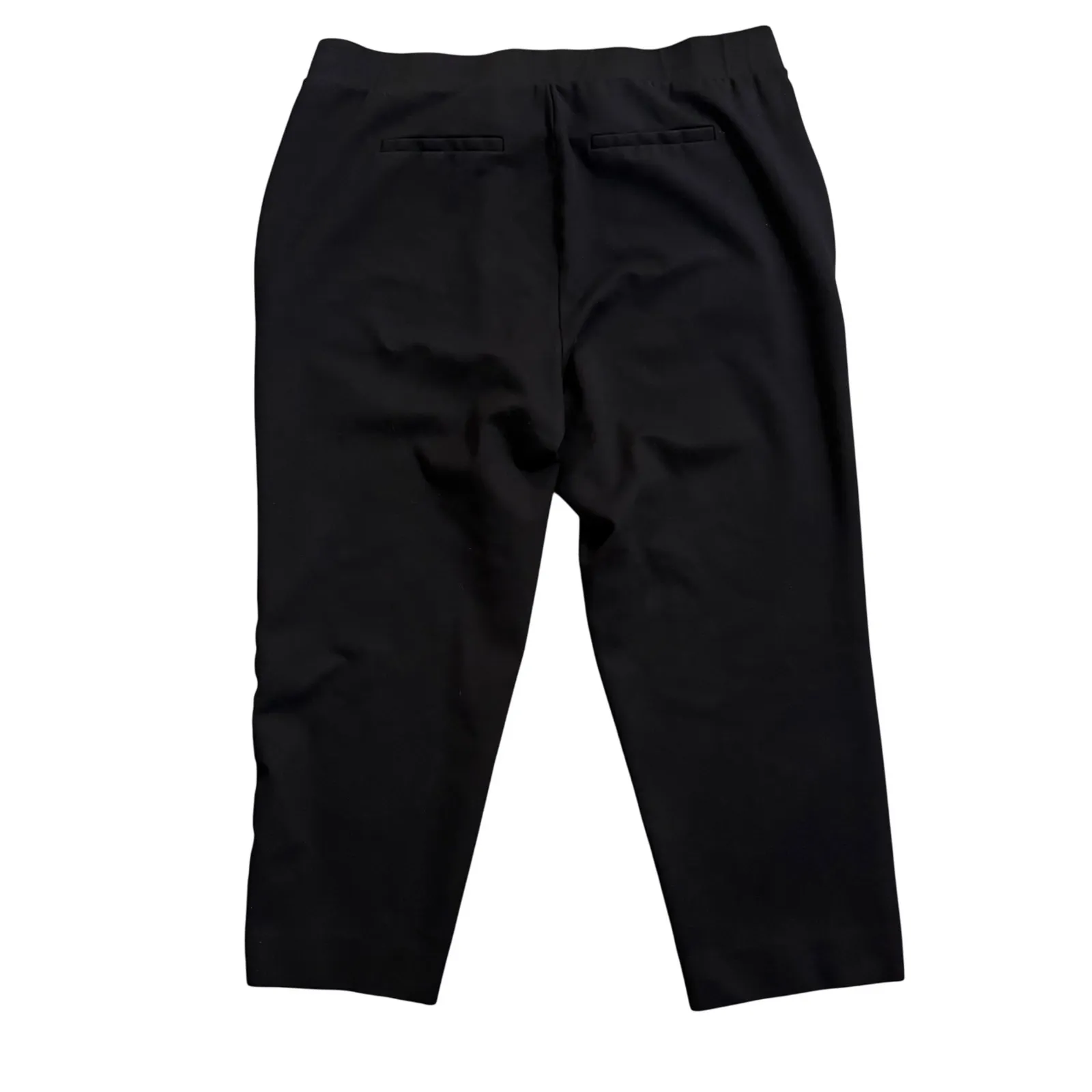 Torrid Black Cropped Pull On Career‎ Pants Work Trousers 3R Plus Size - Image 2