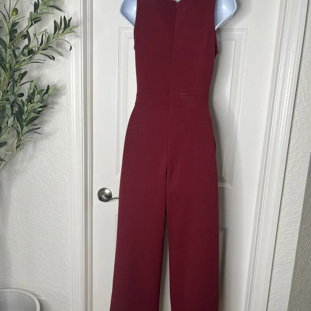 Burgundy Jumpsuit - Image 5