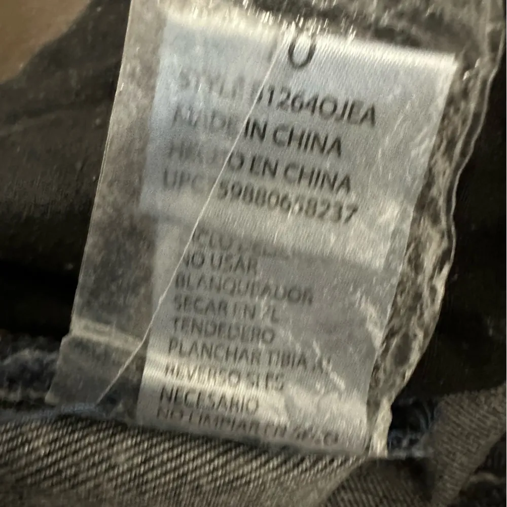 Democracy Freedom Ankle Skimmer Dark Wash Denim Raw Hem Blue Jeans Womens 10 - Image 11