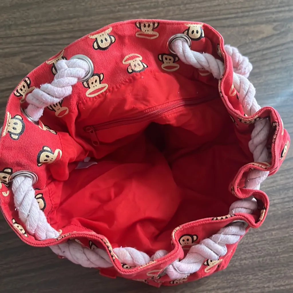 Paul Frank Monkey Red Tote Bag - Image 3