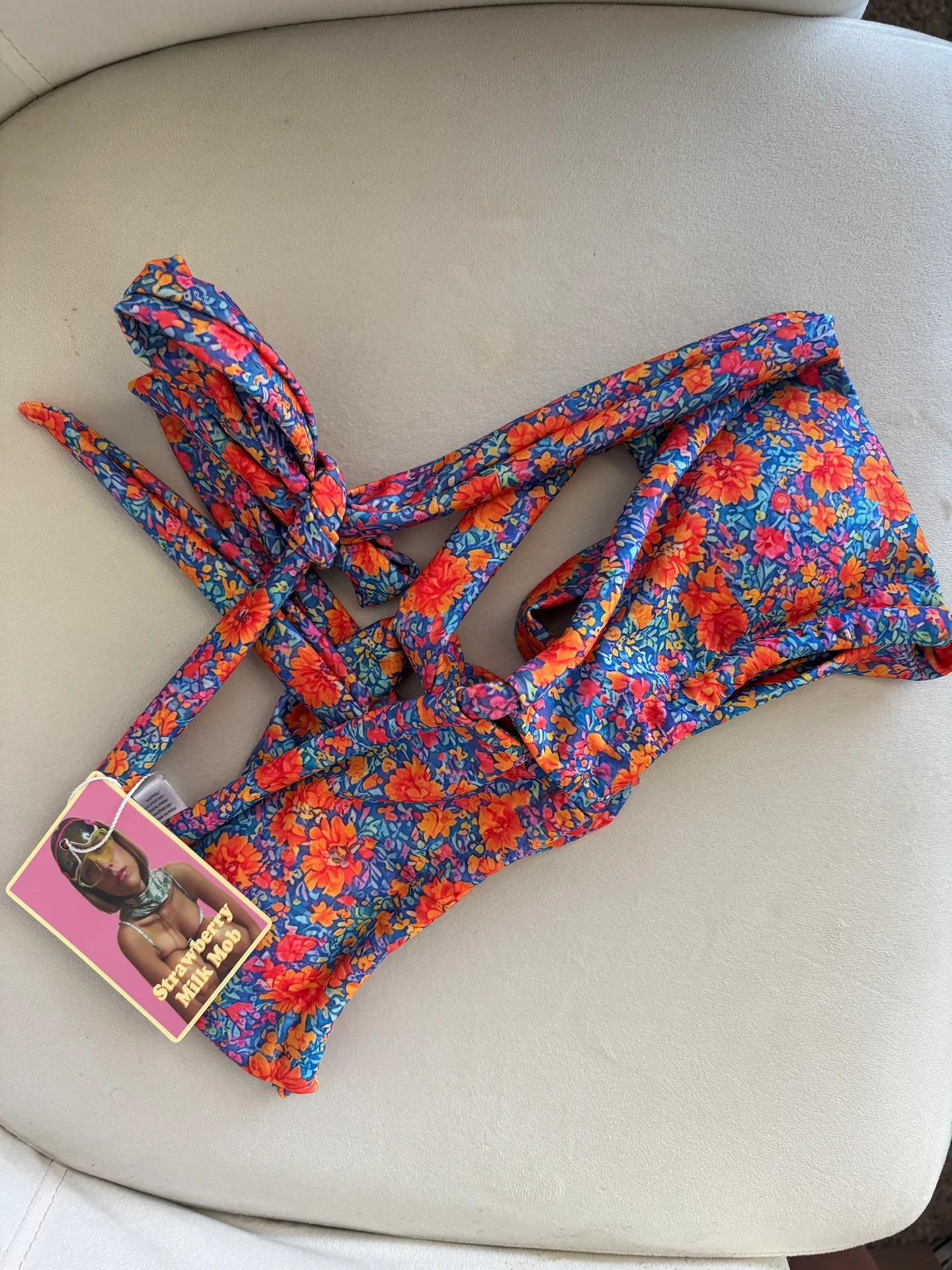 Straberry Milk Mob Bathing Suit Top Size M - Image 3