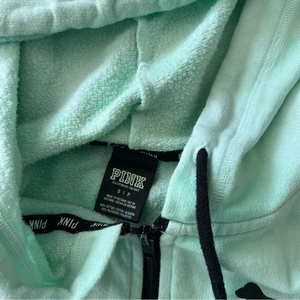 Mint Tie Dye Hoodie VSPINK Sz S Green - Image 4