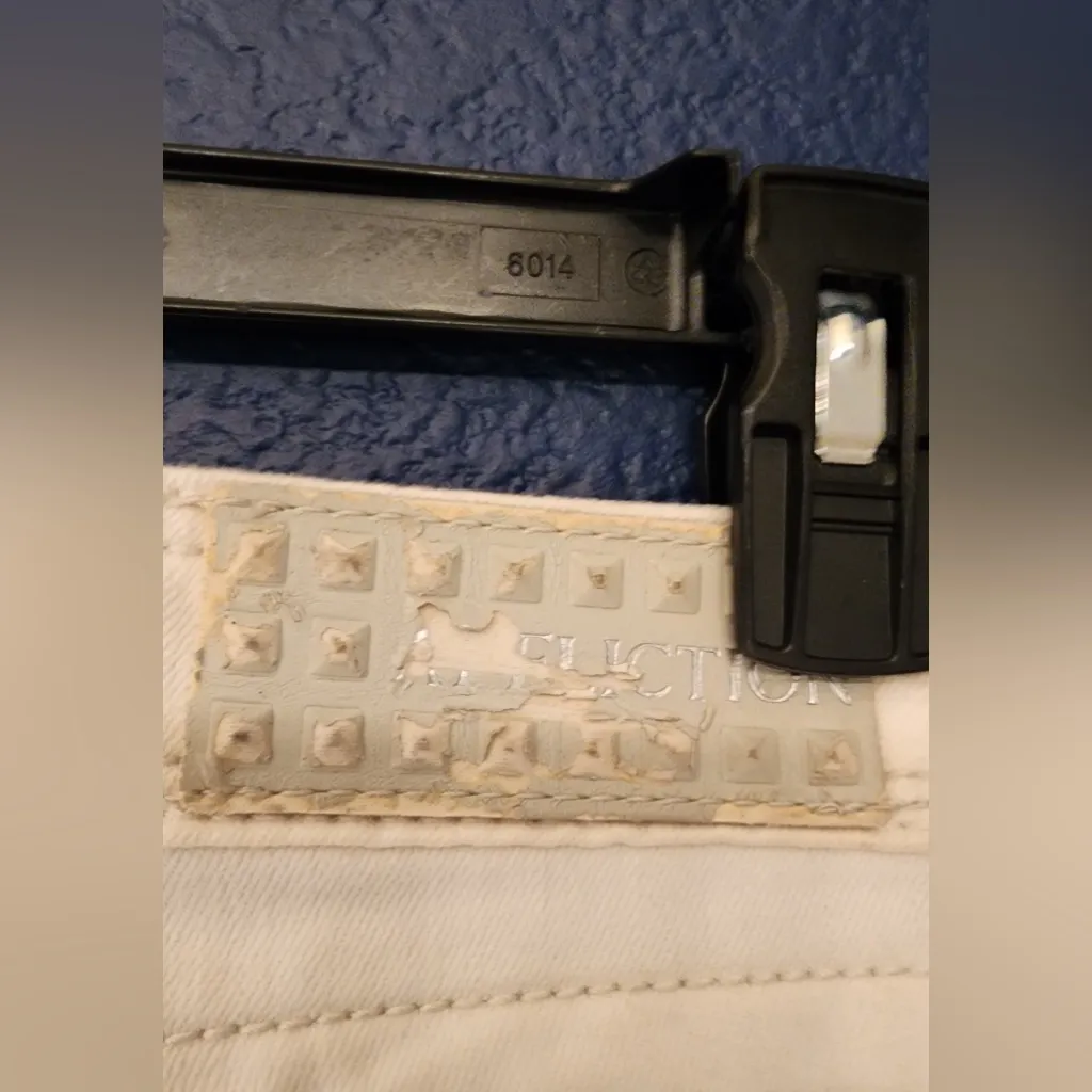 Affliction Black Premium Raquel Tara Skinny Women’s White Jeans Size 24 - Image 12