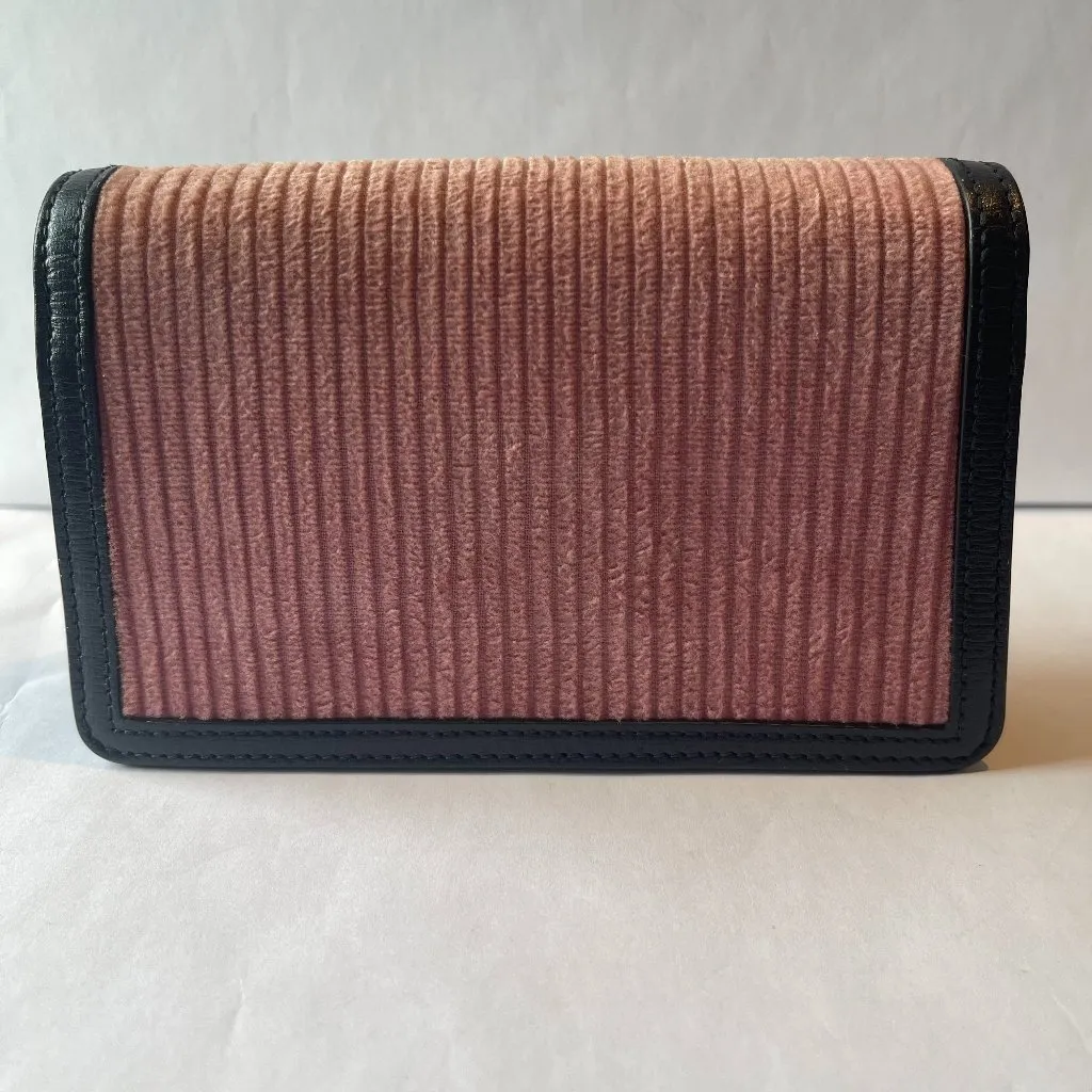 Gucci Dionysus Mini Pink Corduroy and Leather Shoulder/Crossbody Bag - Preowned - Image 4