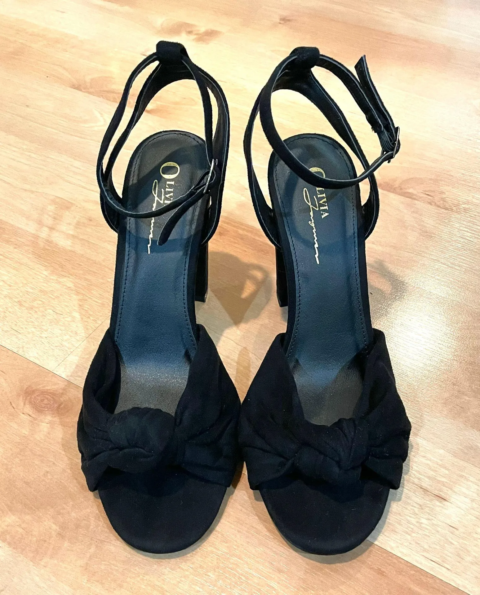 Black Suede Heels - Image 2