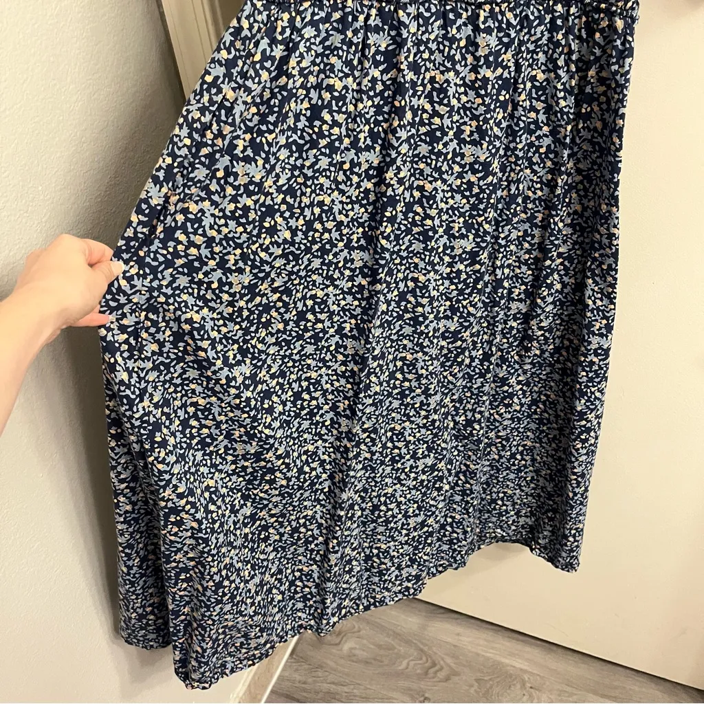 MIRTH Vienna Drawstring Waist Midi/Maxi Dress Blue Thistle XS - Image 13