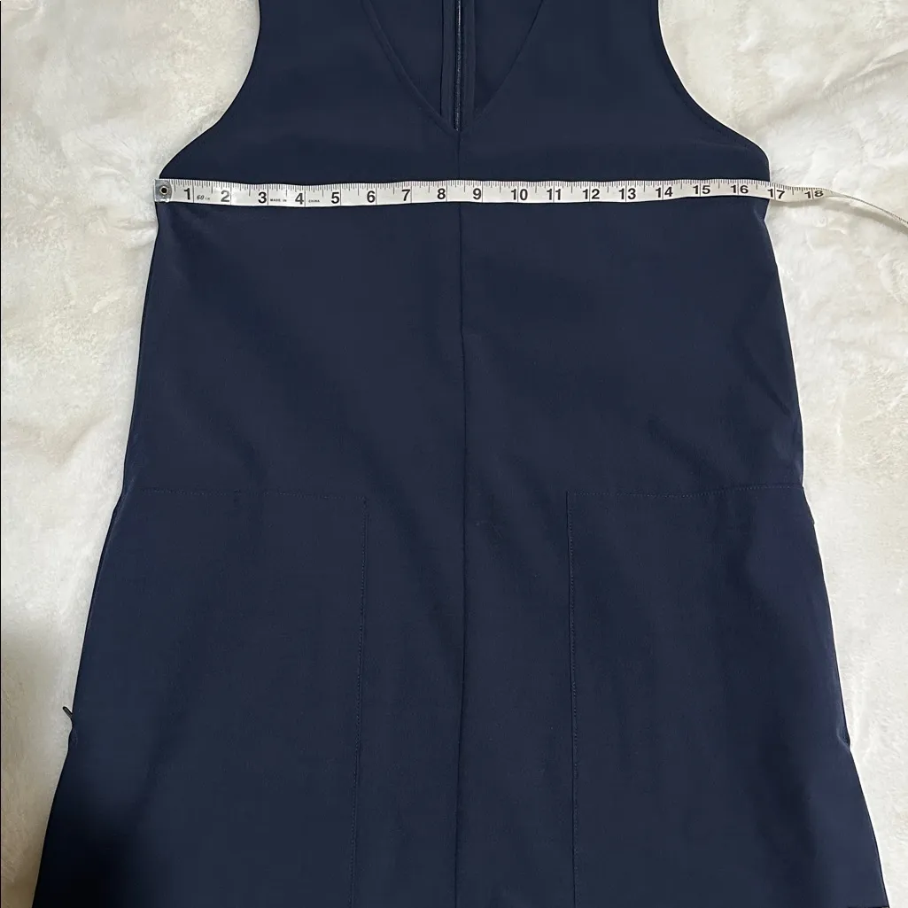 Faherty Size XS All Day Vneck Dress Blue - Image 12