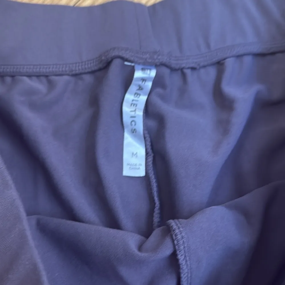 FABLETICS dark purple athletic joggers size medium - Image 7