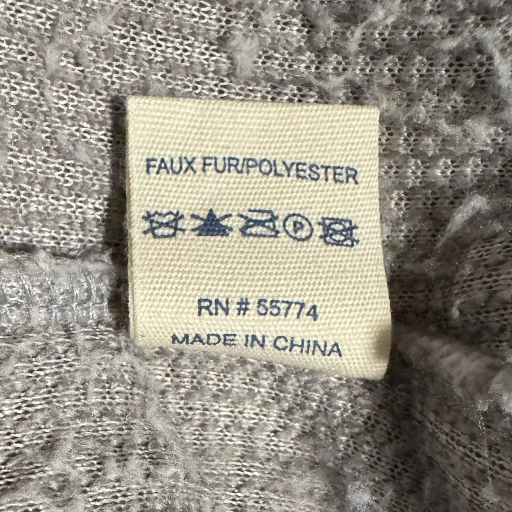 Simply Southern Gray Sherpa Quarter Zip Pullover Women’s Medium - Image 6