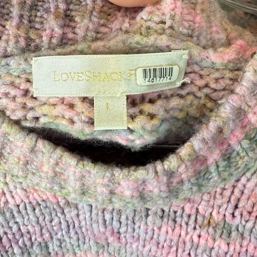 LoveShackFancy Women's Aquarius‎ Pullover Sweater Size Large - Image 4