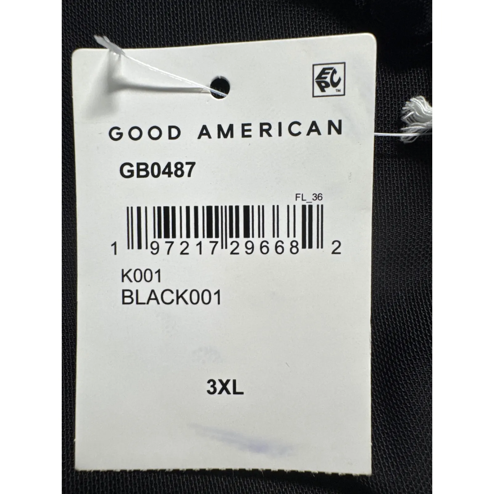 Good American Velvet Bodysuit Sleeveless Black Tank Top‎ Sexy 3XL - Image 4