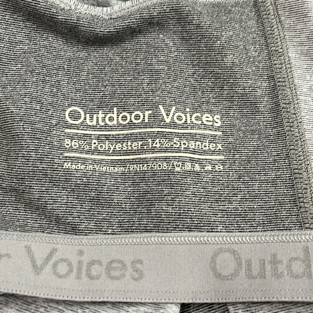 Outdoor Voices Gray Sports bra Size M - Image 5