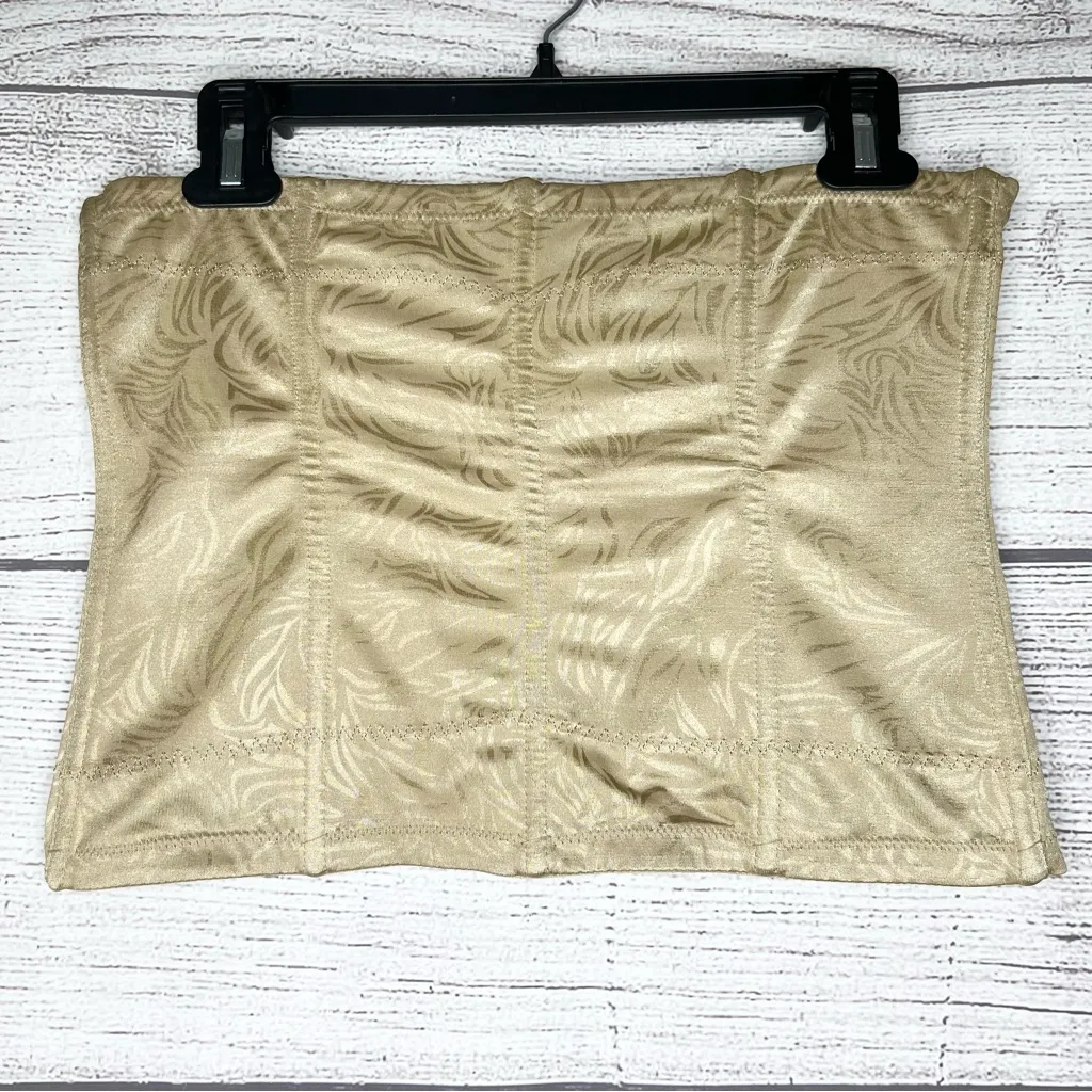 Maidenform Firm Control Shapewear Waist Cincher Corset Top Size XL Cream Floral - Image 4