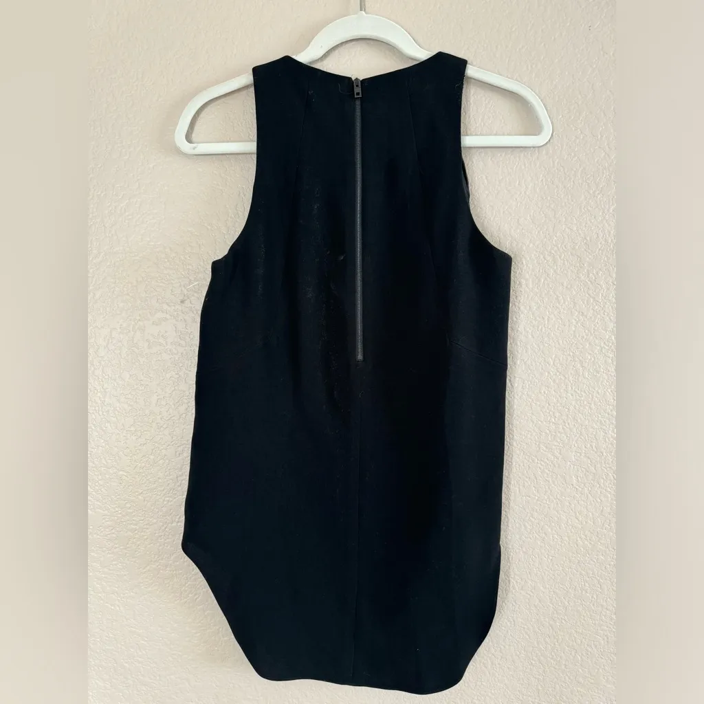 Rag & Bone Adeline Tweed & crepe hi-lo top Size Small $295 - Image 5