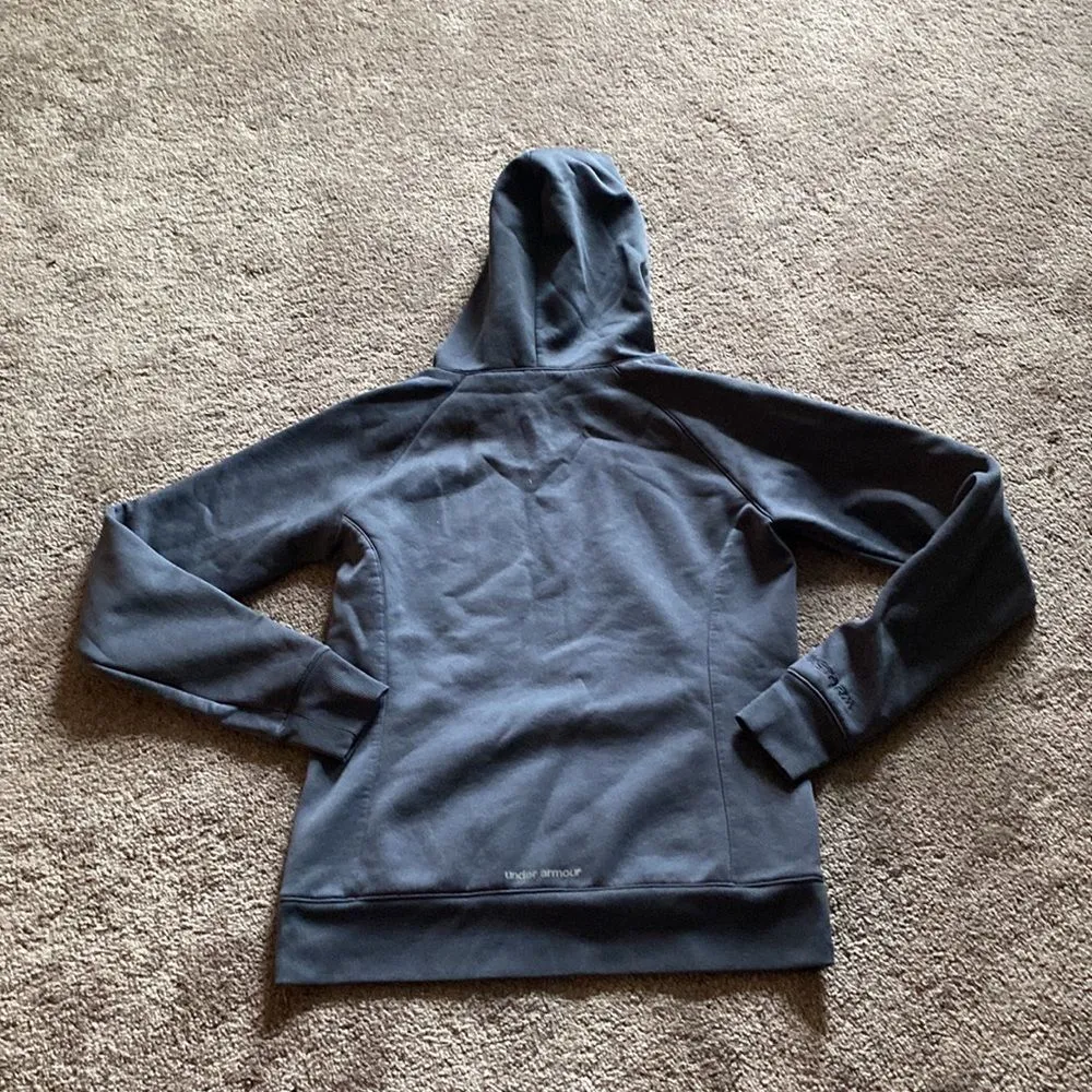 Under Armour Cold Gear Semi Fitted Gray Hoodie SIZE S - Image 4