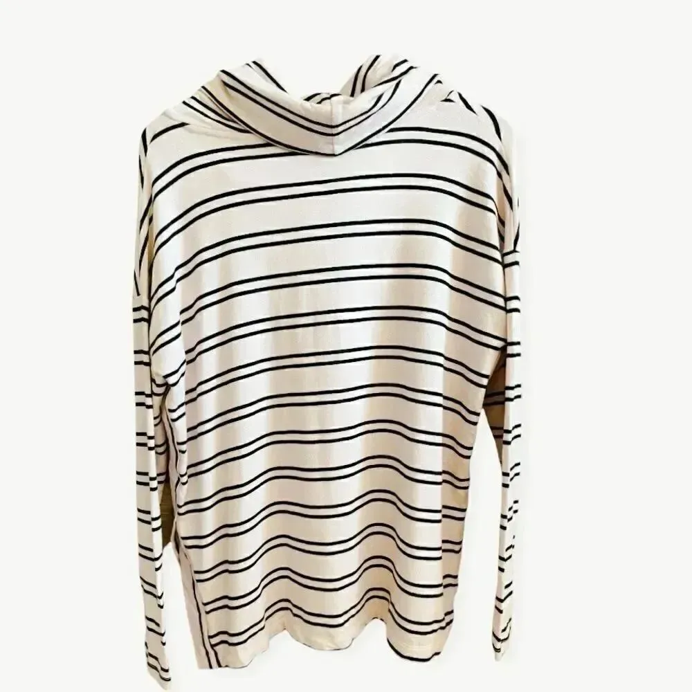 Workshop Republic Clothing Light Sweater Oversized Stripes ( NWOT) Small - Image 3