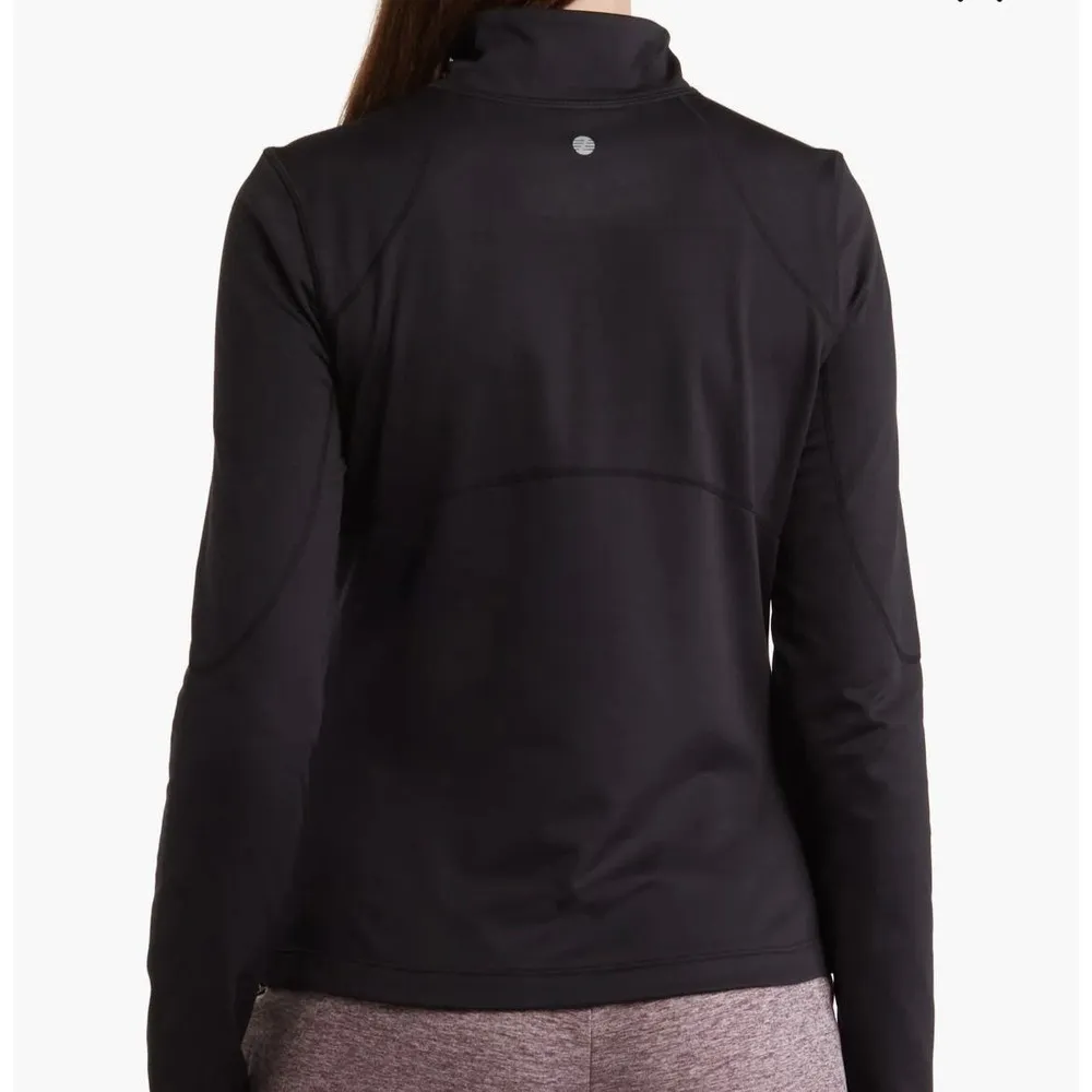 Z by Zella Women’s Athletic Pullover Running Jacket Top  Long Sleeve Half Zip L - Image 2