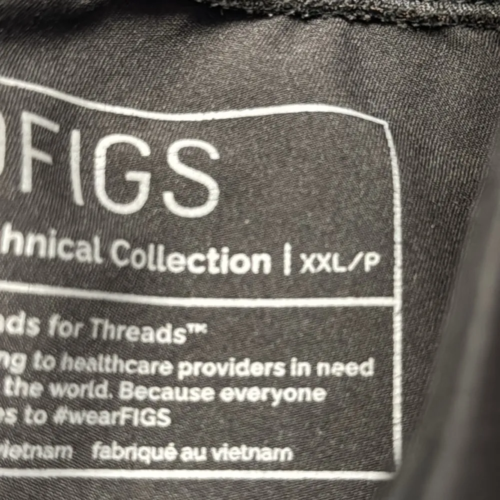 Figs Zamora Black Cargo Joggers Pharmacist Surgeon Nurse Doctor Pants XXL #2735 - Image 6