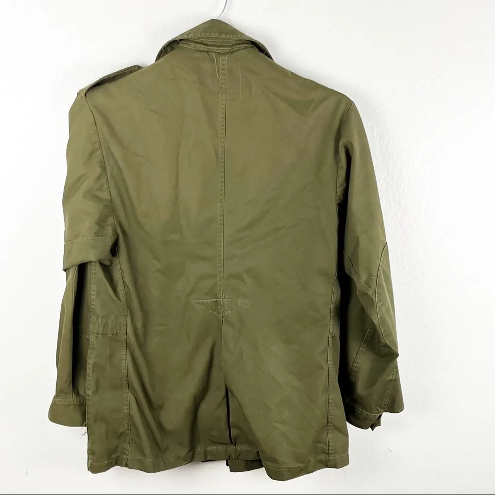 FURST OF A KIND Green Multiple Pocket Long Sleeves Button Utility Jacket Medium - Image 2