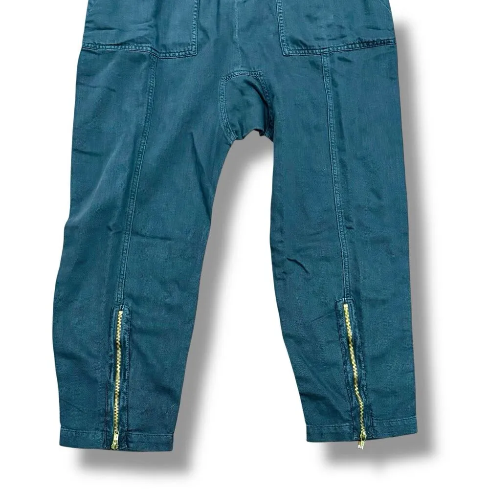 NWT Free People X Sandrine Rose Size M Gray Zip Long Sleeve Jumpsuit Size M - Image 4