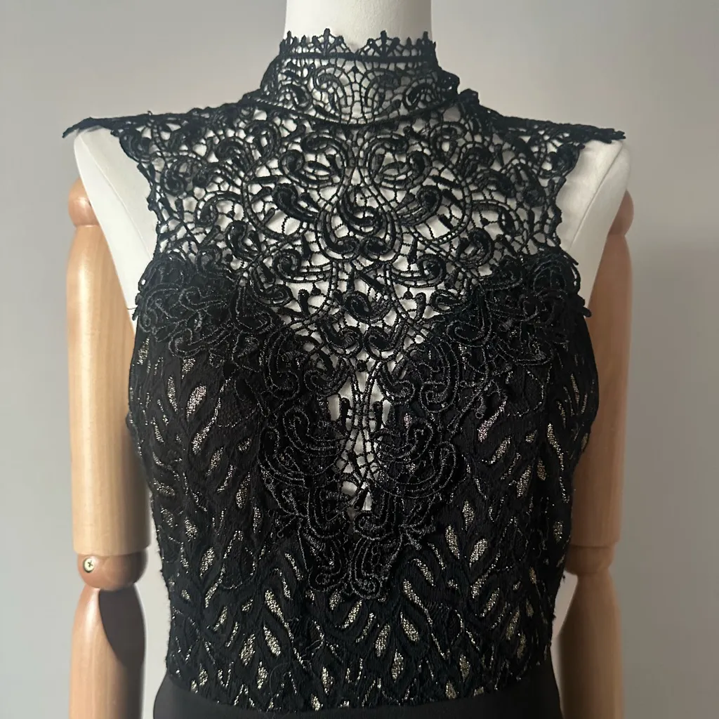Privately privileged, vintage Elegant Black Lace Dress Size undefined - Image 13