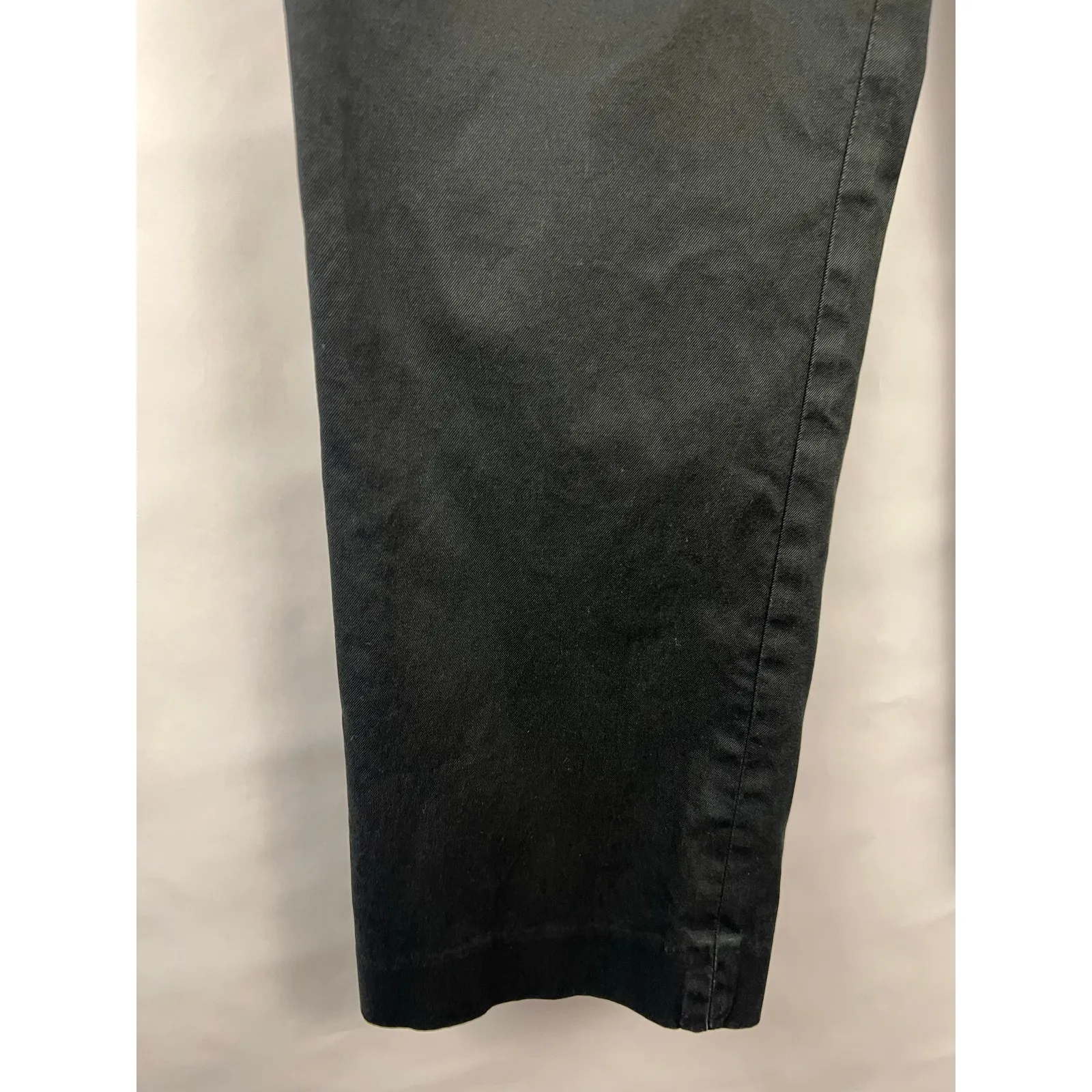 J.Crew City Fit Black Cropped Pants, Cotton Blend, Stretch, Classic Trousers Size 6 - Image 4