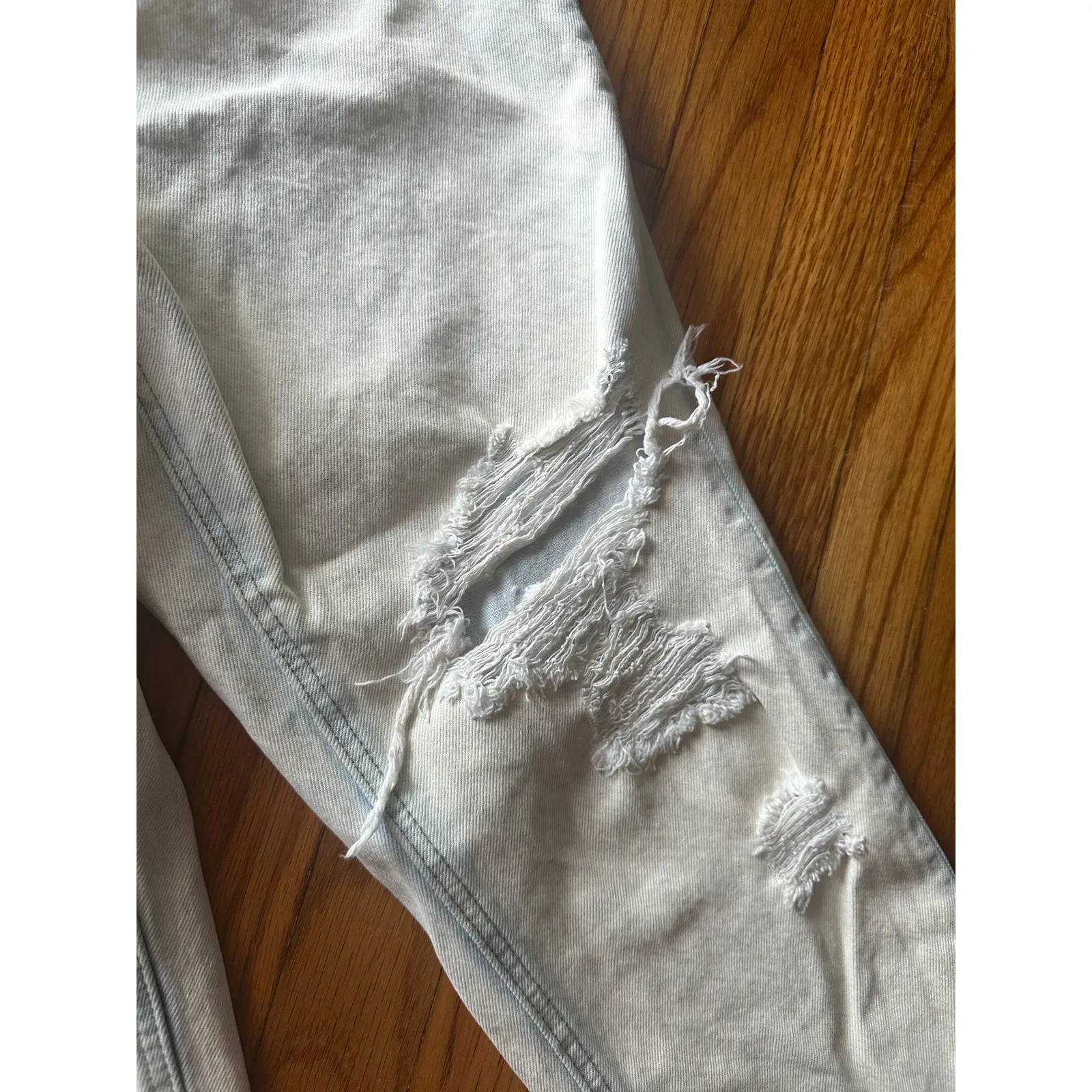 Altar'd State Vervet Cropped Distressed Denim Jeans - Image 5