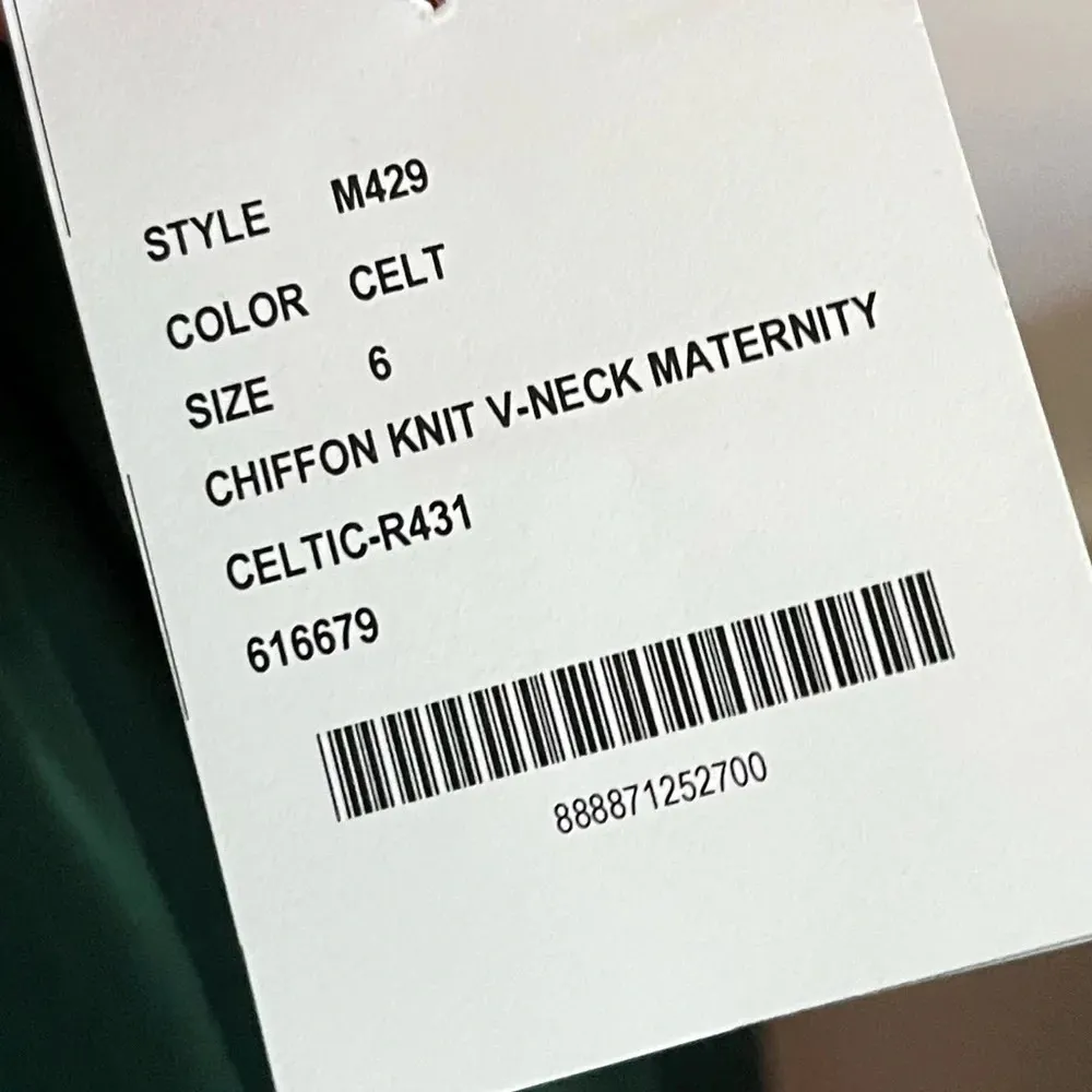 Dessy Collection • NWT Celtic Green Sleeveless Shirred Skirt Maternity Dress Size undefined - Image 3