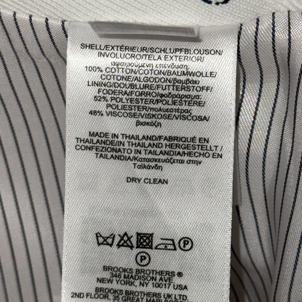 Brooks Brothers Nautical Coastal Sailing Print Skirt Women’s 4 Black & White - Image 8