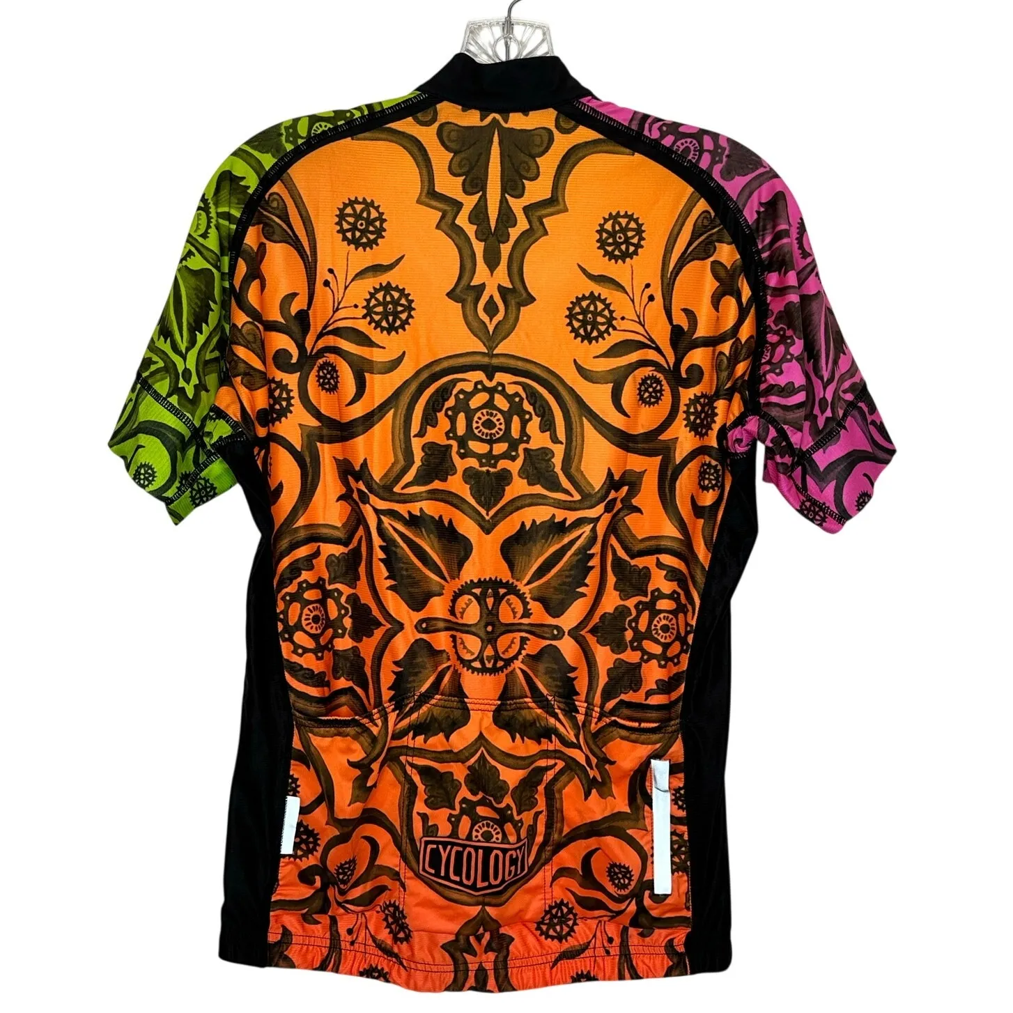Cyclology Women's short Sleeve jersey Marrakesh vibrant multicolor top size XL Black - Image 6