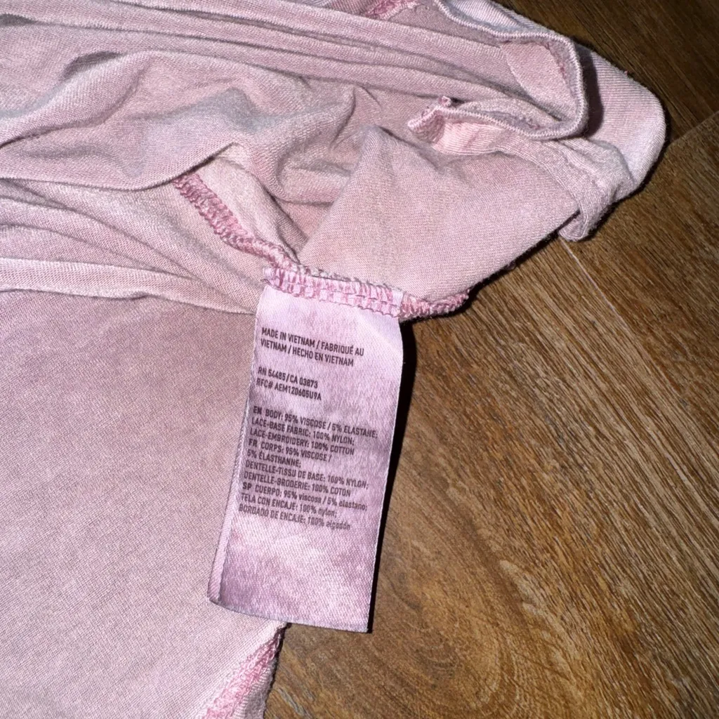 American Eagle Outfitters Blush Lace Tank Top - Image 6