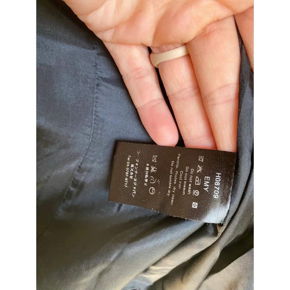 Anne Fontaine Wool Structured Vest Peplum Black Stud Accents Parisian NYC French Size 4 - Image 8