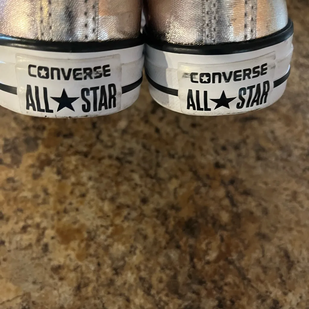 Rose Gold Converse‎ All Star sneakers. Woman’s Size 6 Men’s size 4 - Image 4