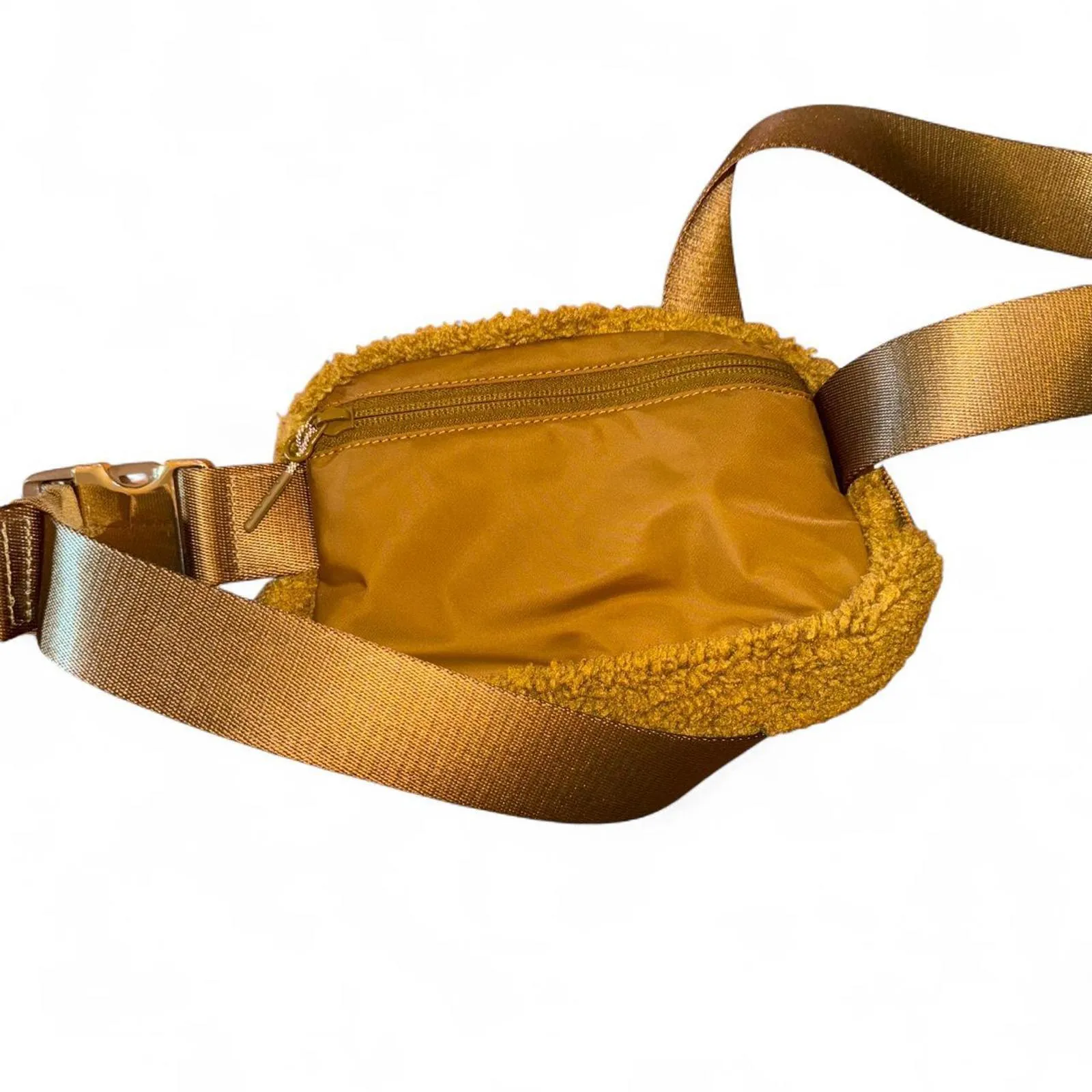 Lululemon Everywhere Fleece Belt Bag in the color Burnt Caramel - Image 5