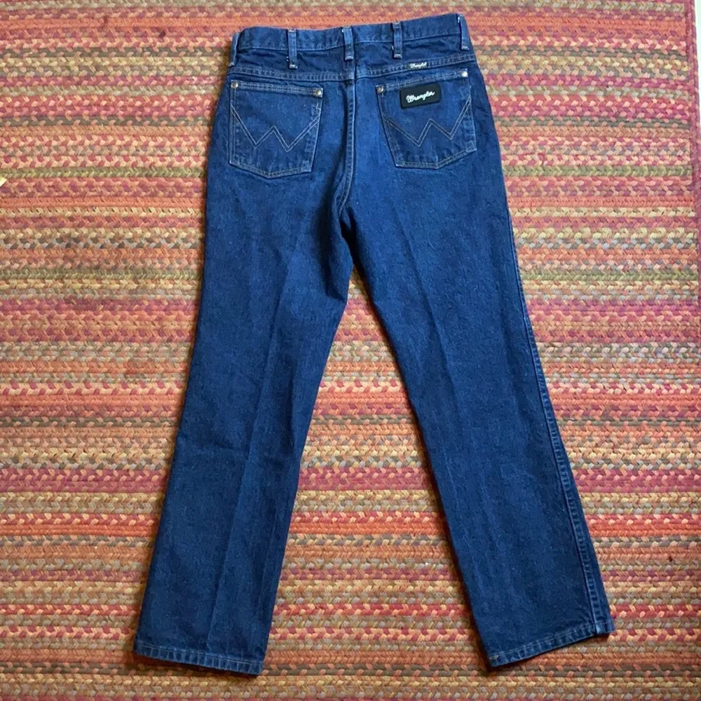 WRANGLER DARK WASH BLACK LABEL 933SED JEANS EQUESTRIAN - Image 3