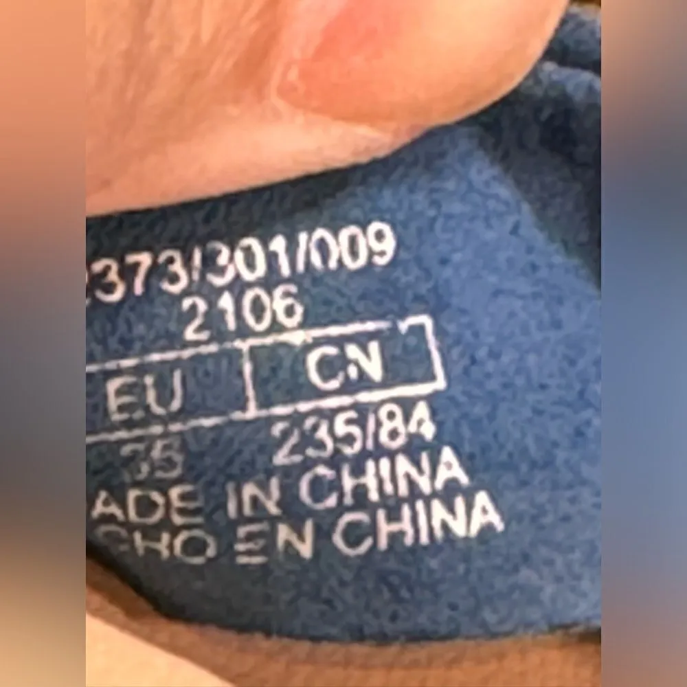 Zara Blue Suede Chunky Heels size 36eu‎ (6us) - Image 6