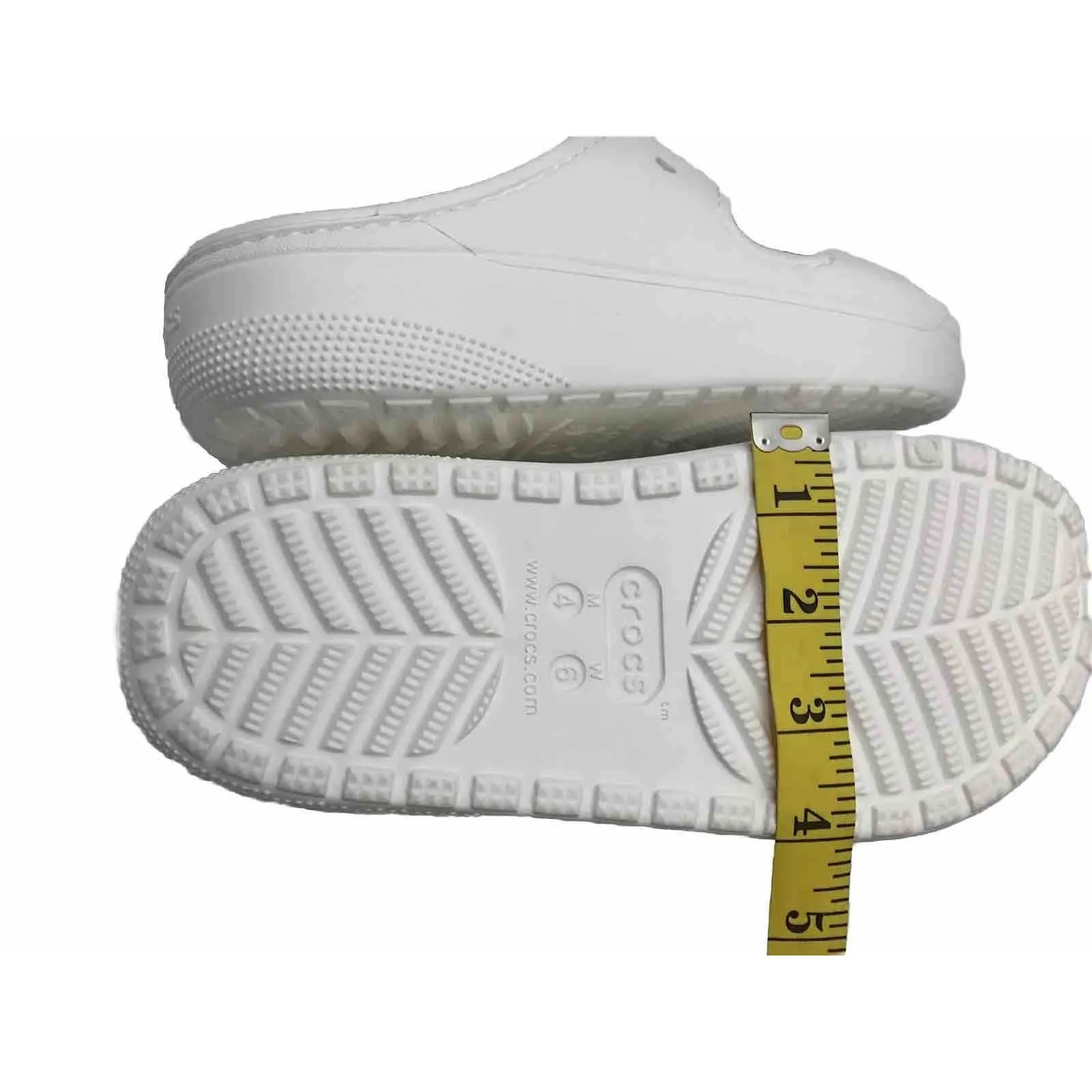 Crocs Classic Cozzy Comfort White Slip On Sandals Men’s 4 Women’s 6 - Image 12