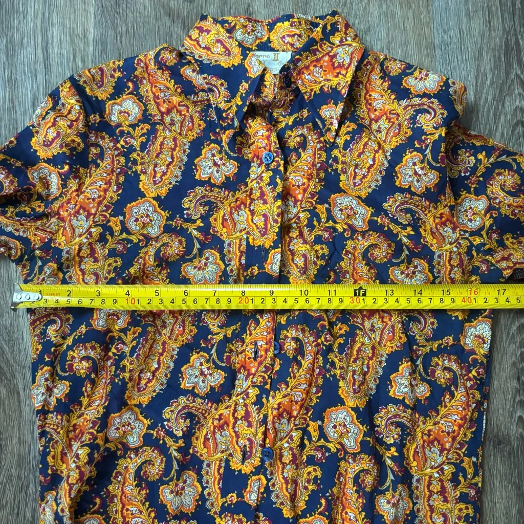 Vintage Pierre Alexi II Paisley Button - Image 4