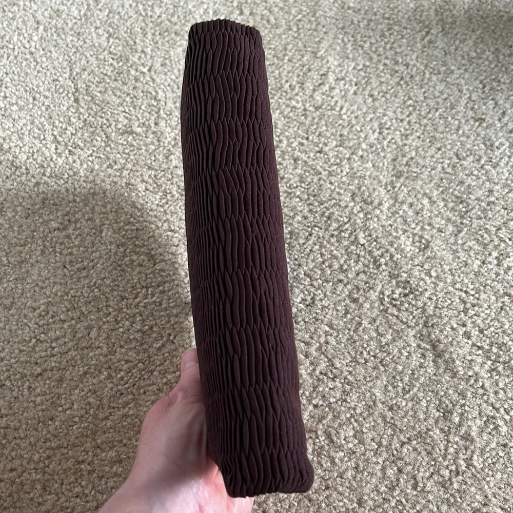 Vintage Garay Brown Satin Clutch - Image 6