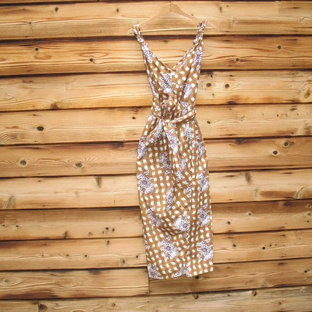 Rebecca Taylor Gingham Daisy Whisper Dress - Image 4